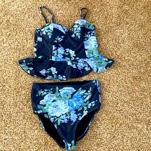 Albion Antigua Peplum Tankini🌼